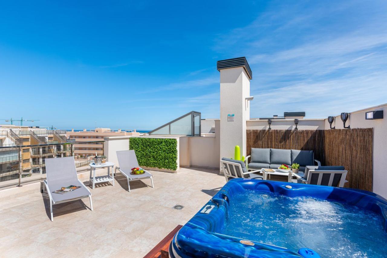 La Zenia Cocoon - Luxury Penthouse With Jacuzzi, 2 Pools, Indoor Heated Pool, Sauna, Gym, Playstation Daire Dehesa de Campoamor  Dış mekan fotoğraf
